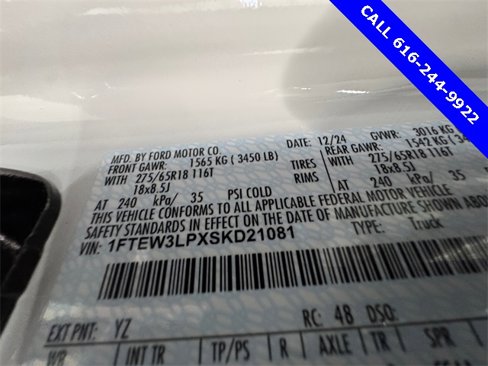 New 2025 Ford F150 XLT w/ Equipment Group 302A MID image 25