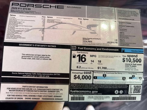 Used 2025 Porsche 911 GT3 RS image 17