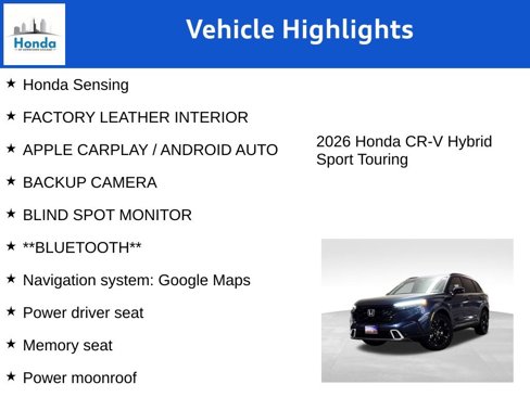 New 2026 Honda CR-V Sport Touring image 7