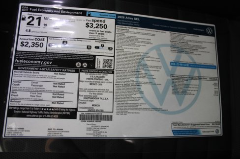New 2026 Volkswagen Atlas SEL image 35