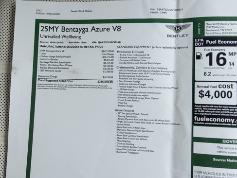 New 2025 Bentley Bentayga image 67
