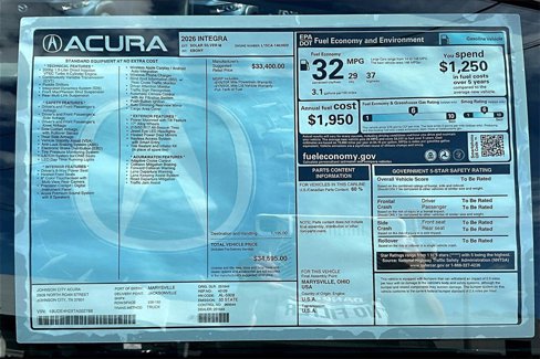 New 2026 Acura Integra image 25