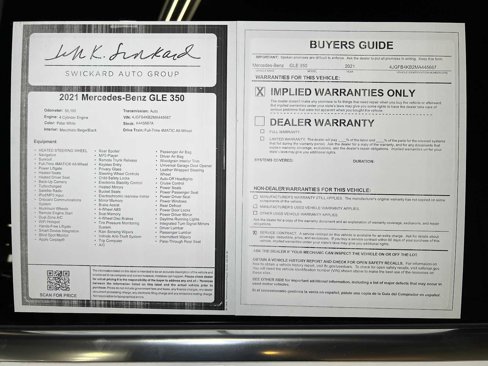 Used 2021 Mercedes-Benz GLE 350 4MATIC image 34
