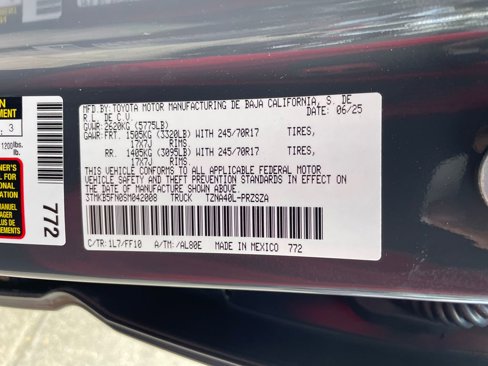 New 2025 Toyota Tacoma SR5 image 45