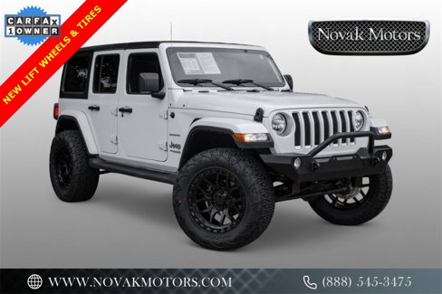 Used 2022 Jeep Wrangler Unlimited Sahara w/ Cold Weather Group image 1