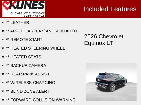New 2026 Chevrolet Equinox LT w/ Convenience Package II image 3