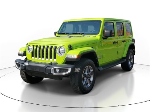 Used 2021 Jeep Wrangler Unlimited Sahara w/ Uconnect 4C Nav & Sound Group image 2