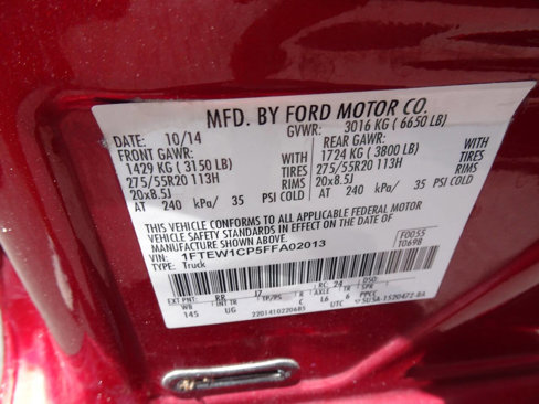 Used 2015 Ford F150 XLT w/ Equipment Group 302A Luxury image 27
