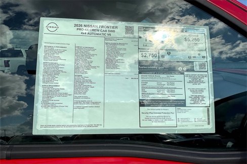 New 2026 Nissan Frontier PRO-4X image 13