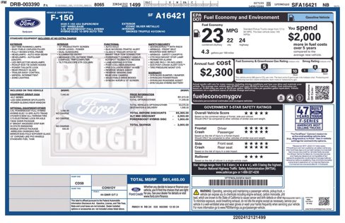 New 2025 Ford F150 XLT w/ Equipment Group 302A MID image 6