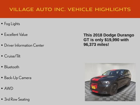 Used 2018 Dodge Durango GT w/ Quick Order Package 2BC image 14