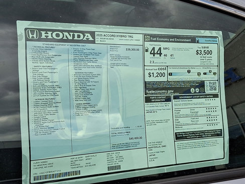 New 2025 Honda Accord Touring image 11
