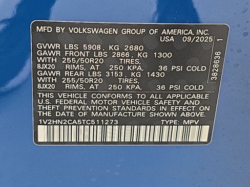 New 2026 Volkswagen Atlas SE image 36
