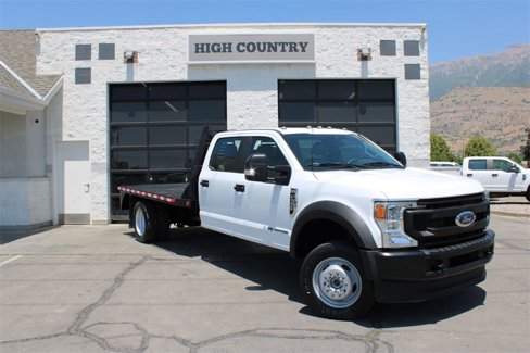 Used 2022 Ford F550 4x4 Crew Cab Super Duty w/ Power Equipment Group image 1