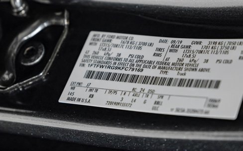 Used 2019 Ford F150 Raptor w/ Equipment Group 802A Luxury image 64