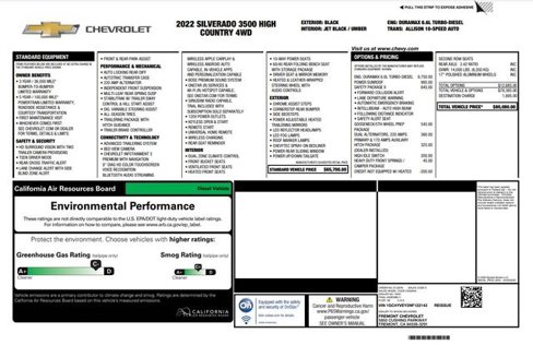 Used 2022 Chevrolet Silverado 3500 High Country w/ Safety Package II image 57