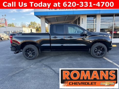 New 2025 Chevrolet Silverado 1500 Custom w/ Turbomax Blackout Package image 1
