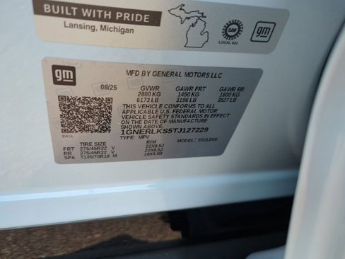 New 2026 Chevrolet Traverse RS w/ LPO, Floor Liner Package image 35