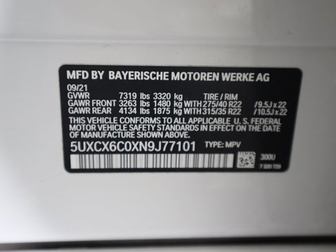 Used 2022 BMW X7 M50i image 73