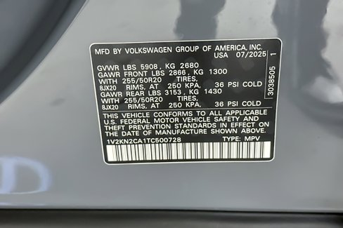 New 2026 Volkswagen Atlas SE image 27