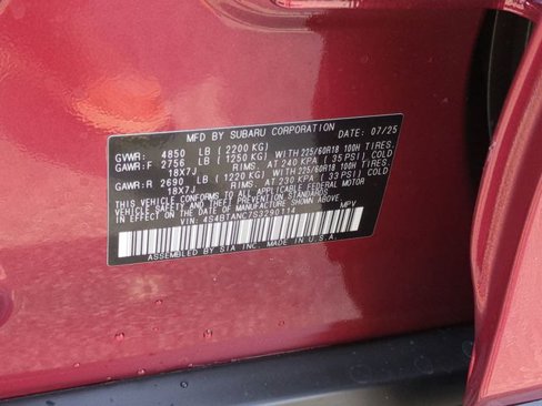 New 2025 Subaru Outback Limited image 44