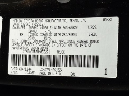 Used 2022 Toyota Tundra 1794 Edition image 28