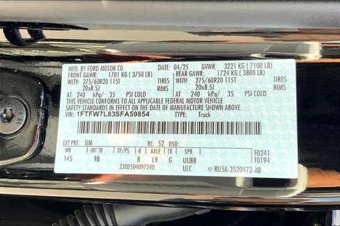 Used 2025 Ford F150 Platinum w/ Equipment Group 702A High image 36