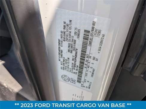Certified 2023 Ford Transit 250 Low Roof AWD w/ Exterior Upgrade Package image 32