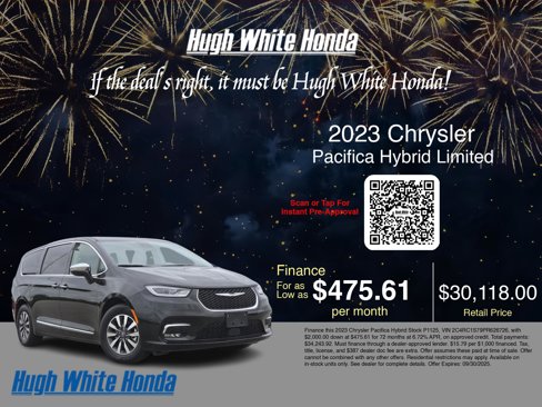 Used 2023 Chrysler Pacifica Limited image 3