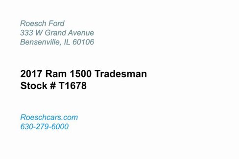 Used 2017 RAM 1500 Tradesman w/ Power & Remote Entry Group image 2