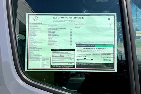 New 2025 Mercedes-Benz Sprinter 2500 image 19