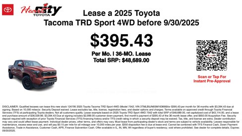 New 2025 Toyota Tacoma TRD Sport image 3