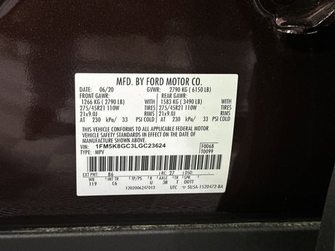 Used 2020 Ford Explorer ST w/ ST Street Pack image 33