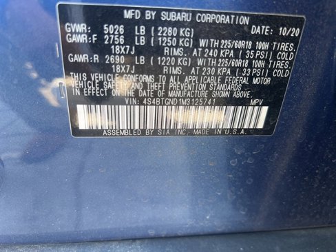 Used 2021 Subaru Outback Limited XT w/ Popular Package #2 image 6