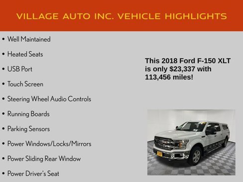 Used 2018 Ford F150 XLT w/ Equipment Group 302A Luxury image 7
