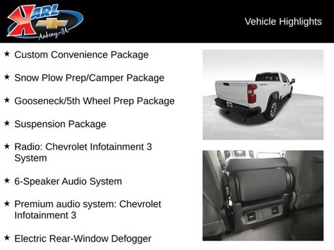 New 2026 Chevrolet Silverado 2500 Custom w/ Custom Convenience Package image 3