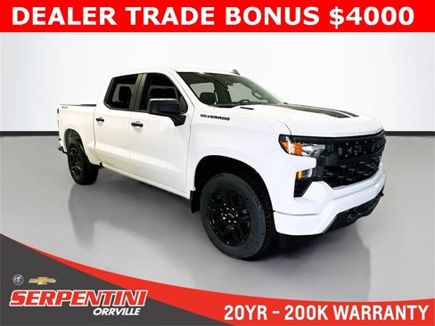 New 2026 Chevrolet Silverado 1500 Custom w/ Rally Edition image 1