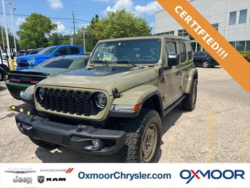 Certified 2025 Jeep Wrangler Unlimited Sport S 4xe image 1