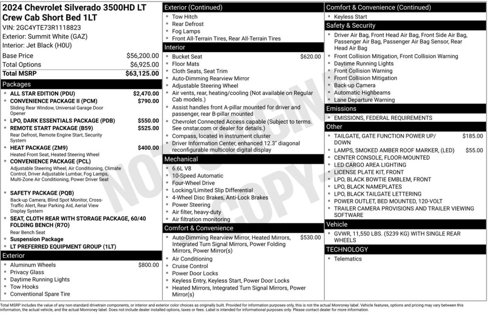 Used 2024 Chevrolet Silverado 3500 LT w/ All Star Edition image 3