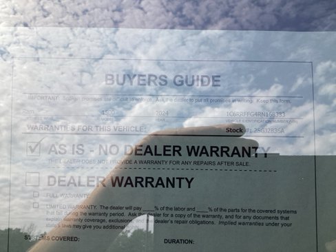 Used 2024 RAM 1500 Big Horn image 18