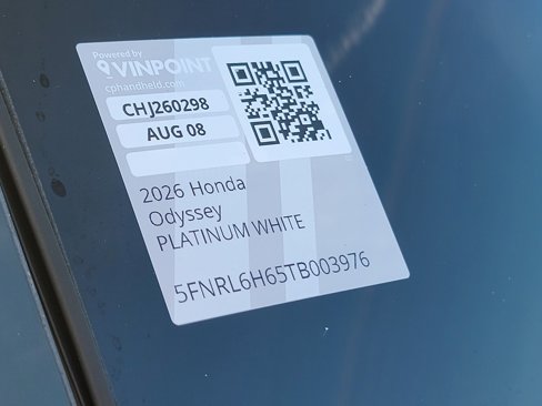 New 2026 Honda Odyssey EX-L image 12