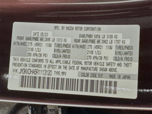 Used 2024 MAZDA CX-90 Plug-In Hybrid w/ Premium Pkg image 43