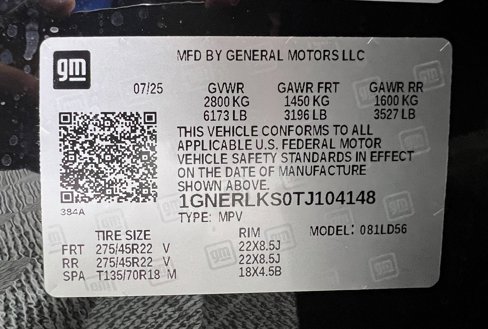 New 2026 Chevrolet Traverse RS w/ LPO, Floor Liner Package image 16