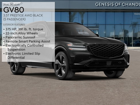 New 2026 Genesis GV80 3.5T Prestige image 3