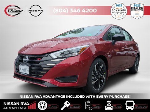 New 2025 Nissan Versa SR w/ Trunk Package image 1