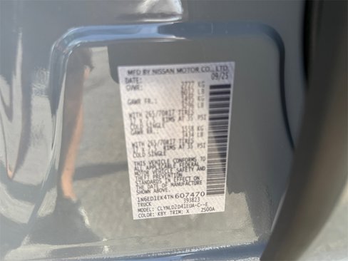 New 2026 Nissan Frontier PRO-4X w/ Pro-4x Convenience Package image 29