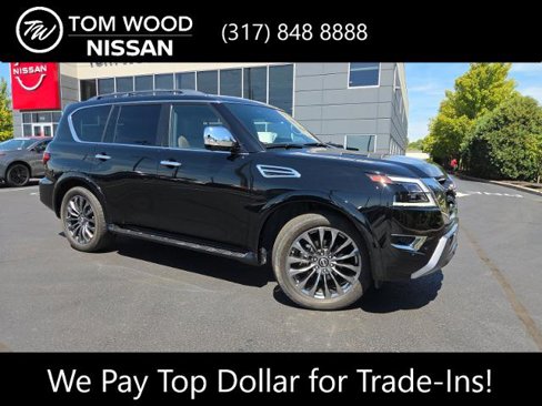 Certified 2023 Nissan Armada Platinum w/ Captain's Chairs Package image 1