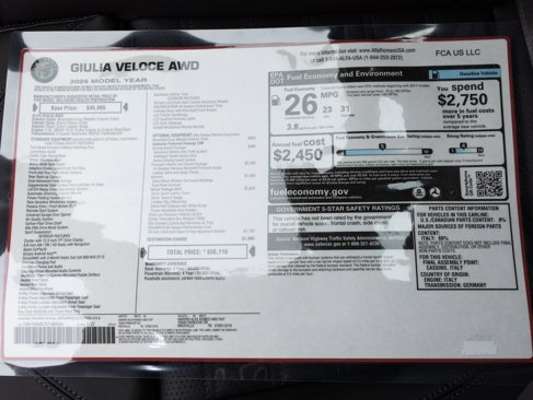 New 2025 Alfa Romeo Giulia AWD image 49