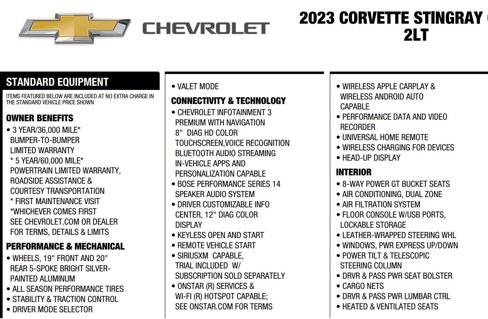 Used 2023 Chevrolet Corvette Stingray Preferred Cpe w/ Z51 Performance Package image 29