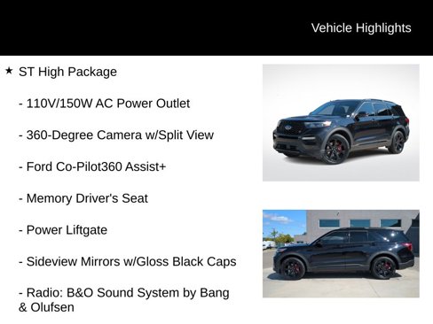 Certified 2024 Ford Explorer ST w/ Equipment Group 401A image 16